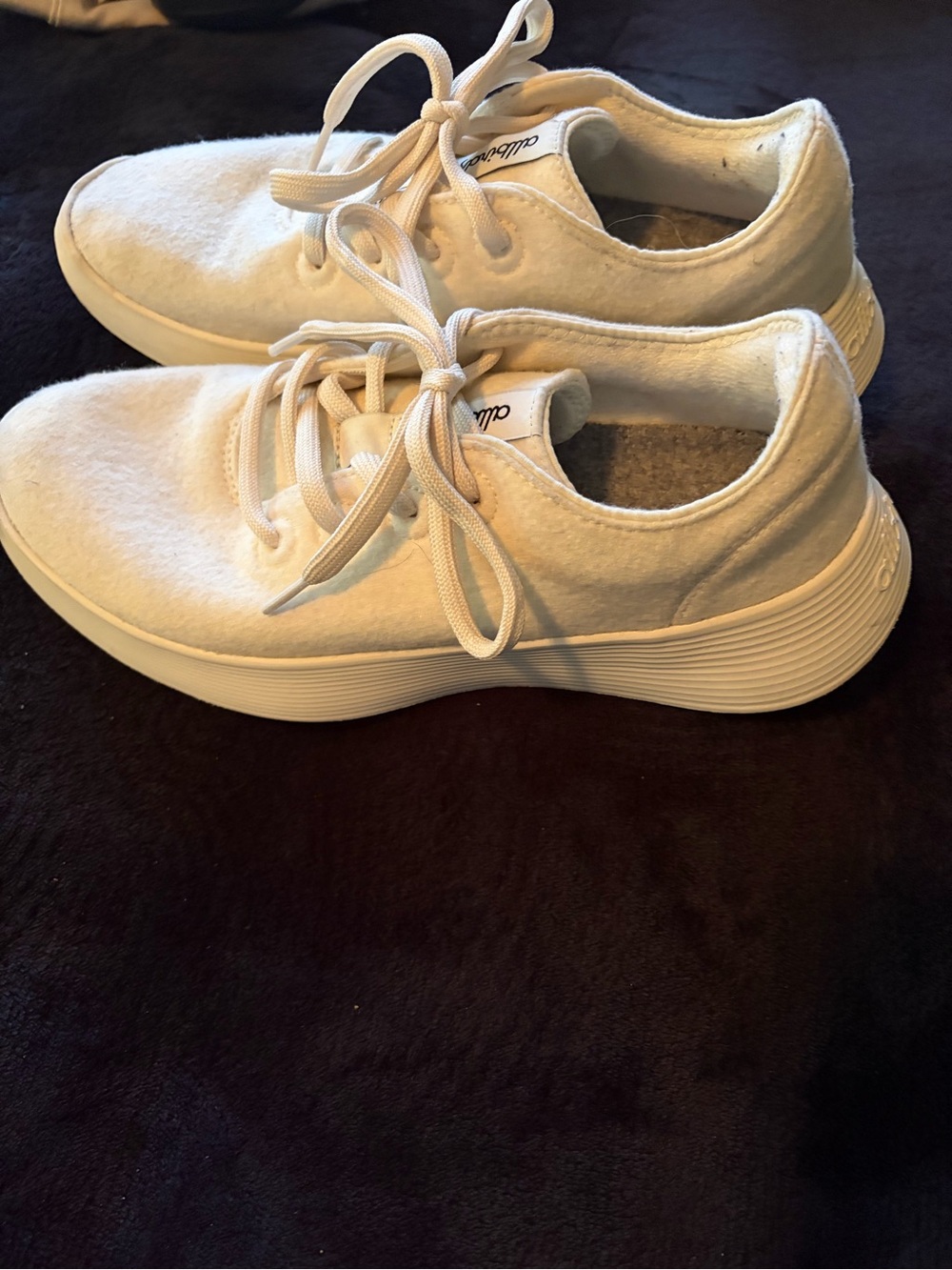 allbirds Men's Natural White Lace-Up Sneakers